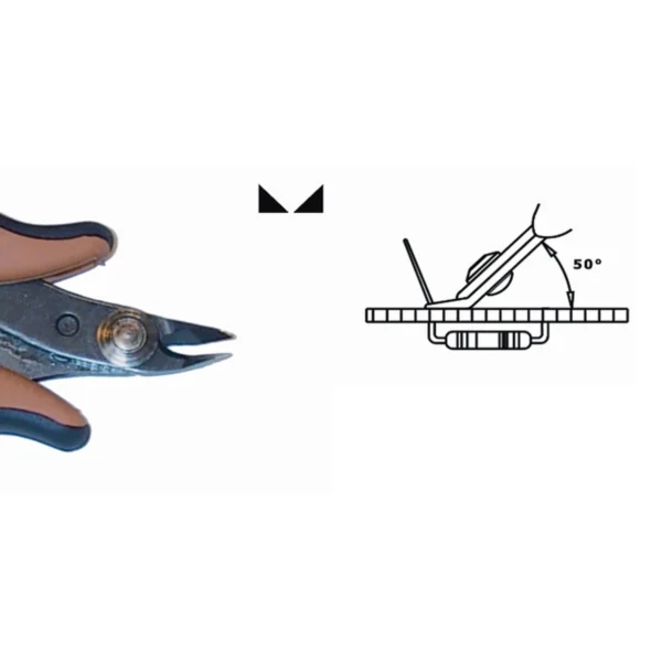 Inclined blades are ideal to work in difficult to reach areas. Steel thickness 2.0 mm. Length 131 mm – CP-TR2050MD