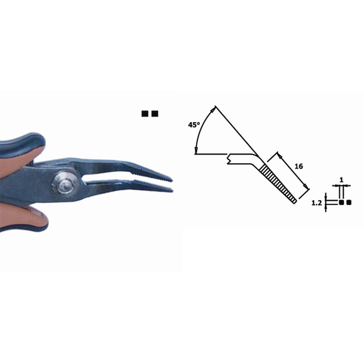 Internally serrated, bent at 45° with rounded external edges. Steel thickness 3,0mm, Length 152mm – CP-PNB2005