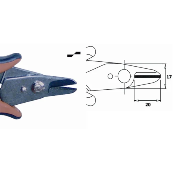 Designed to cut Kevlar®. ESD. Length 148mm – CP-CCS-12-NBD