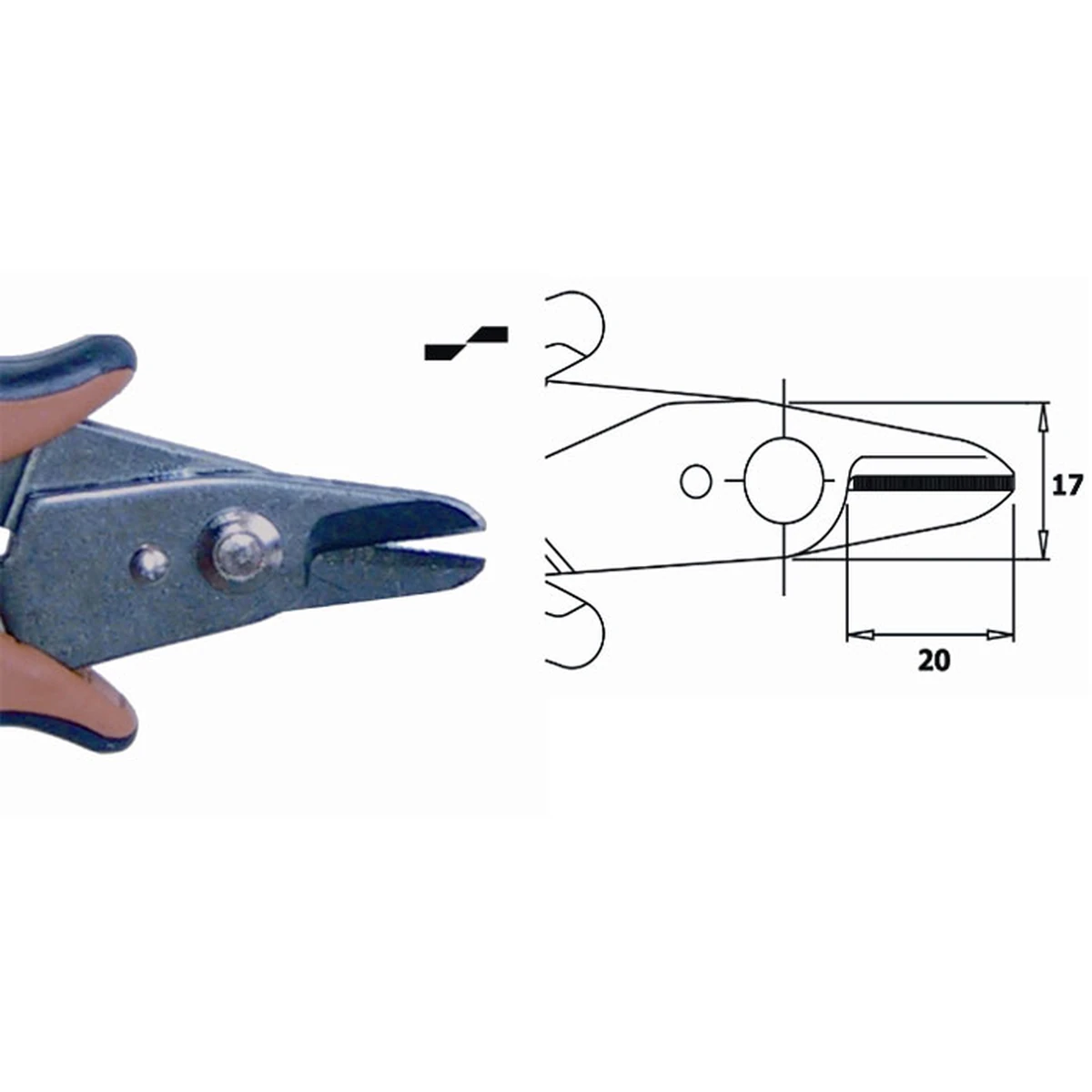 Designed to cut Kevlar®. ESD. Length 148mm – CP-CCS-12-NBD
