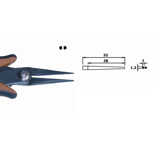 Ideal for the handling of components in high density areas. Steel thickness 3.0mm, Length 160mm – CP-PN2016