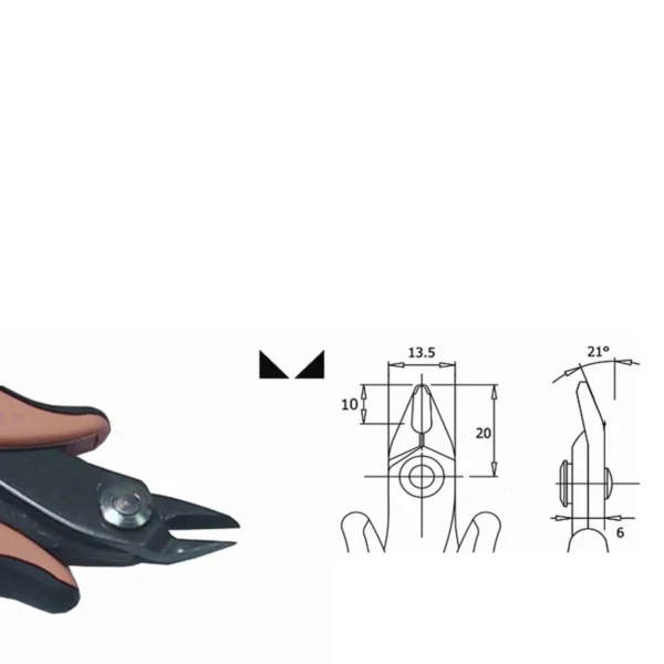 Strong tool for a flush cut, special induction treatment of blades, for copper and ferrous materials, ESD – CP-ITR30D