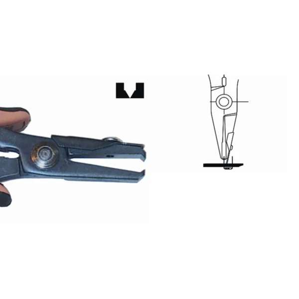 Ideal to work in difficult to reach areas. Steel thickness 5.0 mm. Tool length 147 mm. Copper wire 1.3 mm – CP-TR5000W