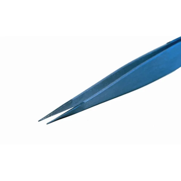 Flat tweezers with very fine tips and thin blades, Length 90mm – CP-0C9