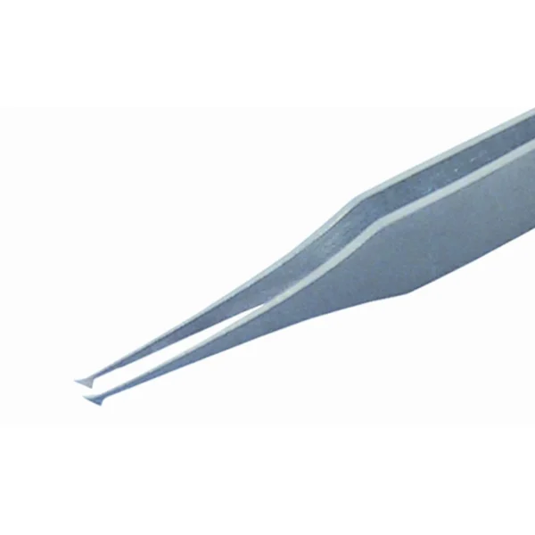 Tweezers for handling of chips and SMD components, angled tips for fatigue reduction, Length 120mm – CP-102