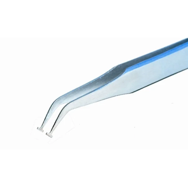 Tweezers with bent tips, for handling of SMD components, Length 120mm – CP-105
