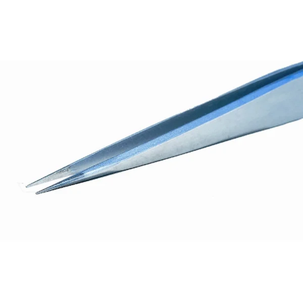 Tweezers with very strong and flat tips, with thinner blades, Length 135mm – CP-27