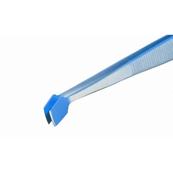 Tweezers with flat and angled tips for handling of very small parts, Length 120mm – CP-36A