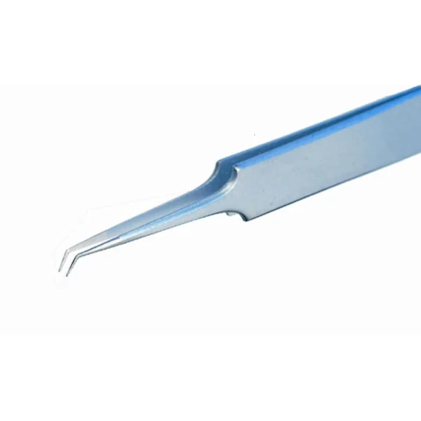 Tweezers with very fine and sharp tips, bent at 40°, ideal for SMD applications, Length 110mm – CP-5B