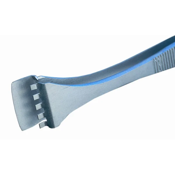 Tweezers with five teeth with flat lower tip for wafer handling, Length 125mm – CP-5D