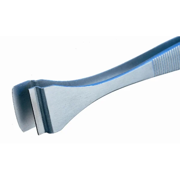 Tweezers with flat lower tip for wafer handling, Length 130mm – CP-5DW