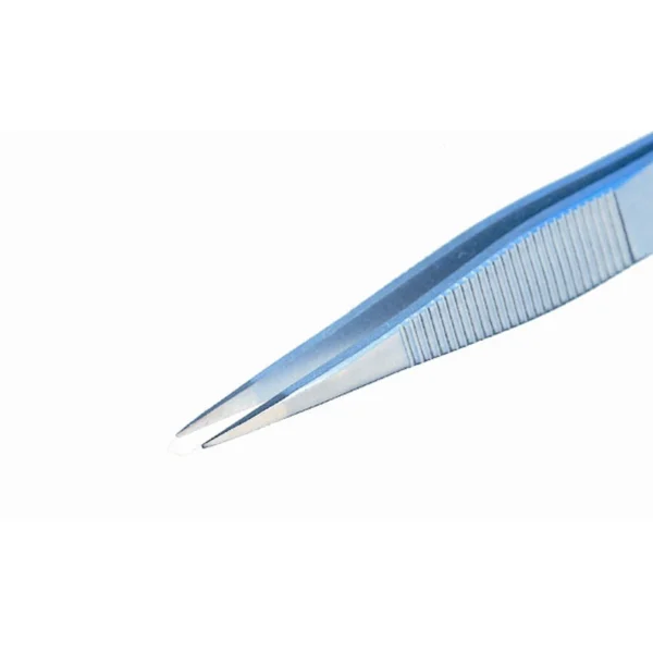Tweezers with strong tips, externally serrated for a safer grip, Length 110mm – CP-AC