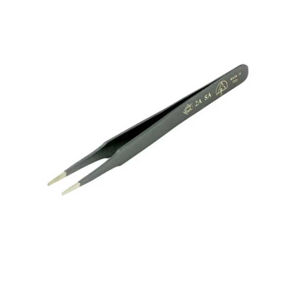 Tweezers with rounded and flat tips, Length 120mm, ESD – CP-2A-ESD