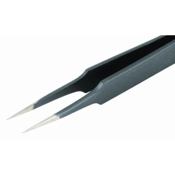 Tweezers with very fine and sharp tips, ideal for SMD applications, Length 110mm, ESD – CP-5-ESD