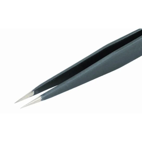 Tweezers with strong gripping action, Length 115mm, ESD – CP-AA-ESD