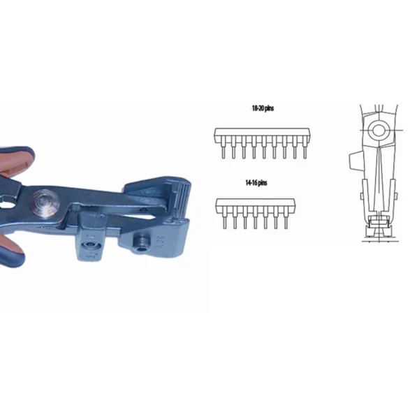 Ver- & Entriegelungswerkzeug von IC´s mit 14-20 Stiften. Länge 158 mm. – CP-PN5020