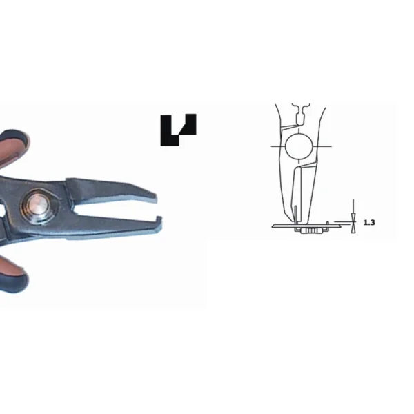 Ideal für schwer erreichbare Stellen. Klingenstärke 5,0 mm. Werkzeuglänge 147 mm. Kupferdraht 1,30… – CP-TR5000-13D